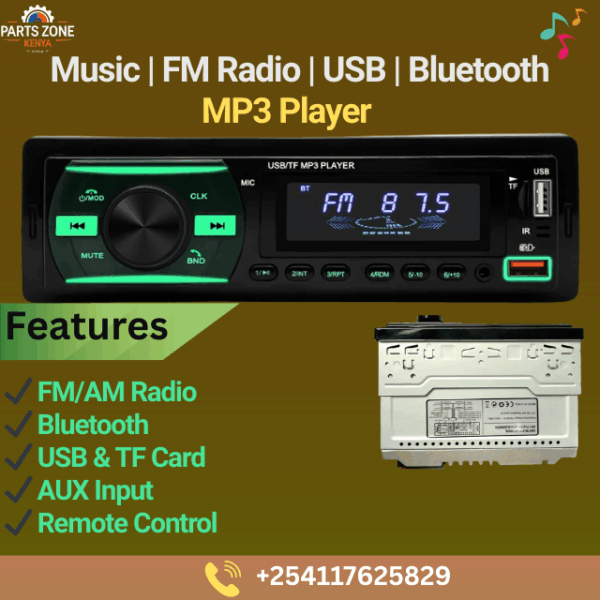 Music | FM Radio | USB | Bluetooth|MP3 Car Radio