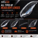High Quality Replacement Headlight Lens