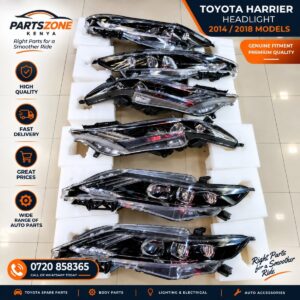 Toyota Harrier headlight 2014 2018 model