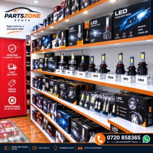 Car LED headlight bulbs in Kenya