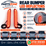 Rear bumper LED reflectors for Toyota Fielder Vitz Axio Wish and Noah